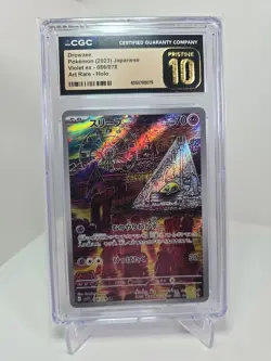 CGC Pristine 10 Drowzee 086/078 AR Art Rare Violet ex sv1V Japanese Pokemon Card - Image 1