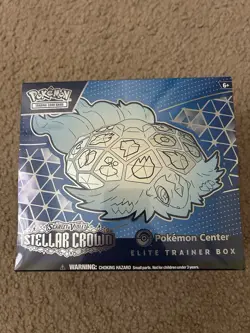 Stellar Crown Pokemon Center Elite Trainer Box ETB New Sealed DEFECT READ - Image 1