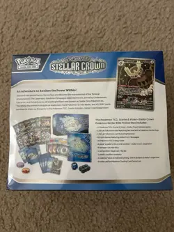 Stellar Crown Pokemon Center Elite Trainer Box ETB New Sealed DEFECT READ - Image 2