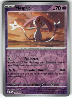 Mesprit - 079/191 SV08: Surging Sparks NM Pokemon Card TCG - Image 1