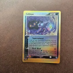 Sableye 10/100 Pokemon EX Sandstorm Reverse Holo Rare Card - LP - Image 1