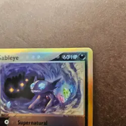 Sableye 10/100 Pokemon EX Sandstorm Reverse Holo Rare Card - LP - Image 3