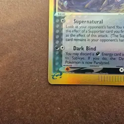 Sableye 10/100 Pokemon EX Sandstorm Reverse Holo Rare Card - LP - Image 4