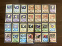 Assorted 1st Edition Fossil Set Pokemon Cards - Image 1