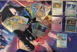 Pokemon Prismatic Evolutions Card Lot Of 70+ Holos, Exs, Pokeball & Masterball - Image 2