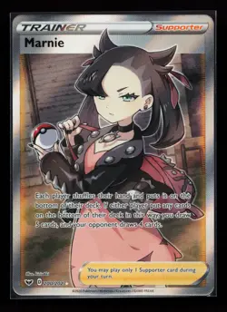 Marnie (Full Art) 200/202 Ultra Rare Sword & Shield Base Set Pokemon Card - Image 1