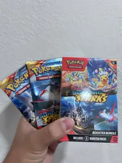 Pokemon TCG Surging Sparks Booster Bundle+2 Loose Packs New Sealed FAST SHIPPING - Image 1