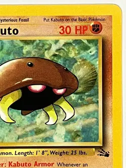 Kabuto NM 50/62 1st Edition Fossil Pokemon TCG Regular - Image 4