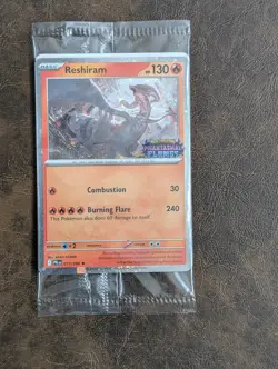 STAMPED! Pokemon Phantasmal Flames Reshiram 017/094 Barnes & Noble Promo Sealed - Image 1