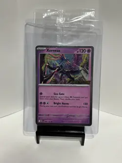 Xerneas Ex Mega Evolution Stamp Promo Pokemon Card GameStop Exclusive - Image 1