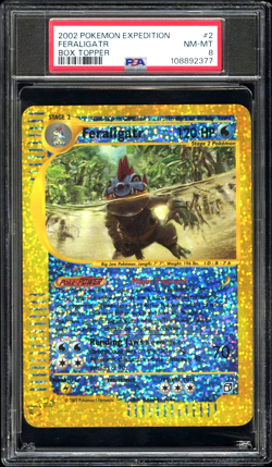 PSA 8 Feraligatr Expedition Reverse Holo Box Topper Pokemon Card NM MINT - Image 1