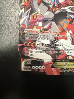 Pokemon TCG Full Art Ultra Rare Holo Groudon Ex Team Magmas 2015 NM F - Image 4