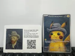 2023 Pokemon SVP Black Star Promo #085 Van Gogh Pikachu with Grey Felt Hat - Image 3