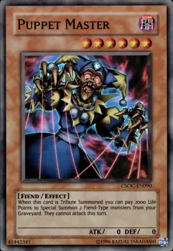 Puppet Master - Super Rare CSOC-EN090 - MP - YuGiOh - Image 1