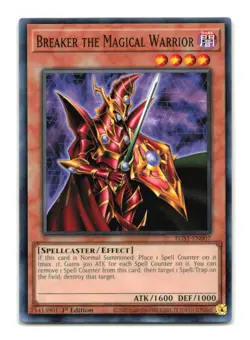 Breaker the Magical Warrior - EGS1-EN007 1st Edition - YuGiOh-LP - Image 1