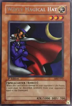 Yugioh - White Magical Hat (Rare) (Unlimited) - MRD-016 P - Image 1