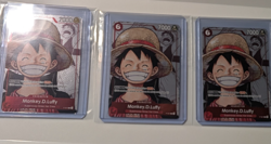 Monkey D Luffy P-001 One Piece Premium Collection 25th Promo LP English x3 cards - Image 2