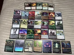 MTG Full Art/ Borderless/ Unique Artwork Magic The Gathering Card Lot+ Xtras! - Image 1