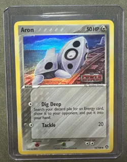 Aron 42/108 Power Keepers Reverse Holo LP Pokemon Card - Image 1