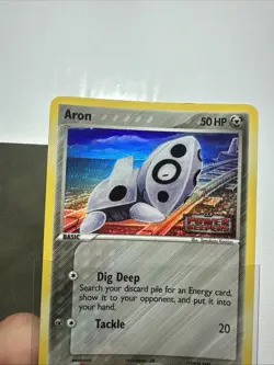 Aron 42/108 Power Keepers Reverse Holo LP Pokemon Card - Image 2