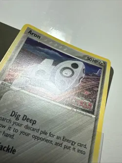 Aron 42/108 Power Keepers Reverse Holo LP Pokemon Card - Image 3