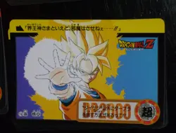 DRAGON BALL Z GT DBZ HONDAN PART 19 CARDDASS DP CARD REG CARTE 116 JAPAN 1994 NM - Image 1