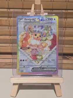Pokemon TCG Eevee EX 174 Prismatic Evolutions SPC Promo Card (NM Condition) - Image 1
