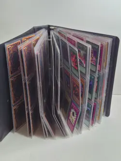 Yu-Gi-Oh All Vintage Binder 270 YGO Cards 40 Duel Masters Cards 35 Binder Pages - Image 2