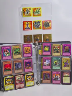 Yu-Gi-Oh All Vintage Binder 270 YGO Cards 40 Duel Masters Cards 35 Binder Pages - Image 4