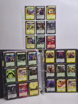 Yu-Gi-Oh All Vintage Binder 270 YGO Cards 40 Duel Masters Cards 35 Binder Pages - Image 5