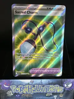 Pokemon Card Sacred Charm 122/094 Phantasmal Flames Secret Rare Near Mint - Image 1