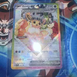Pokemon TCG Eevee EX 174 Prismatic Evolutions Black Star Promo Card - Image 1