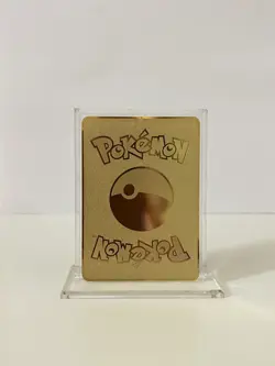 Umbreon Pokemon Gold Metal Card Collectible Gift/Fan Art - Image 2