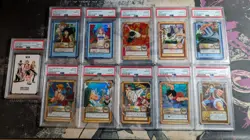 One Piece Japanese Card PSA 10 Lot Of 11 Cards For gwiz137 - Image 1