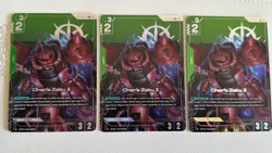 Gundam Card Game Char's Zaku II ST03-006 LR+ Alt Art English Edition - Image 1