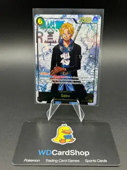 Sabo Alt Art ENGLISH SEC OP13-120 One Piece Carrying On His Will Card NM - Image 1