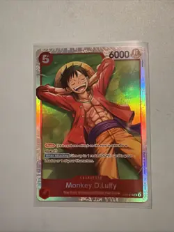 EXACT CARD PICTURED Monkey D Luffy SR ST21-014 One Piece TCG Gear 5 EX Deck Foil - Image 1