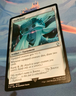 Skullclamp - Final Fantasy Commander - Uncommon - NM (see pics) MTG - Image 3