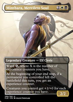 Minthara, Merciless Soul Foil Custom sticker on bulk MTG Commander - Image 1