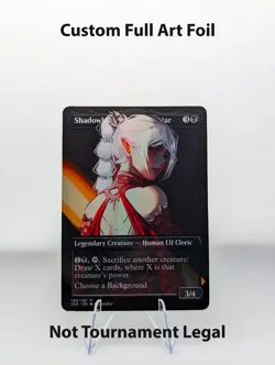 Shadowheart, Dark Justiciar Custom Foil Sticker on bulk MTG BG3 D&D Commander 10 - Image 1