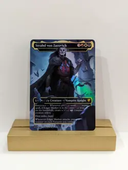 Edgar Markov (Curse of Strahd) Custom Foil Full Art Sticker on Bulk MTG D&D COS - Image 1