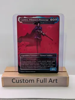 Lavinia of the Tenth (Caitlyn Arcane) Foil Custom sticker MTG bulk Commander - Image 1