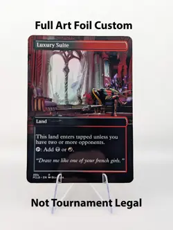 Luxury Suite Deadpool Foil Custom sticker MTG Marvel Commander - Image 1