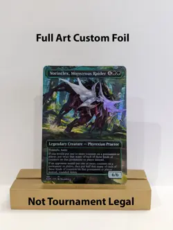 Vorinclex, Monstrous Raider Foil Custom sticker on bulk MTG Commander - Image 1