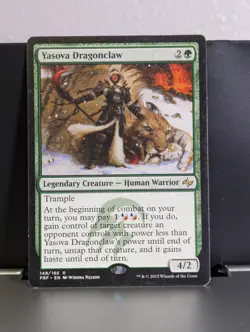 Magic the Gathering MTG Yasova Dragonclaw (148) Fate Reforged LP - Image 1