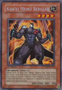 Moderately Played, English - 1 x MTG Koa'ki Meiru Bergzak - TSHD-EN099 - Secret - Image 1