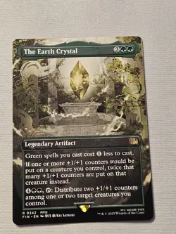 The Earth Crystal (Borderless) - Final Fantasy - Magic: the Gathering - Image 1