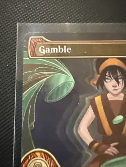 MTG Avatar Gamble TLE P 0312 Showcase Promo Toph Art Rare NM - Image 5