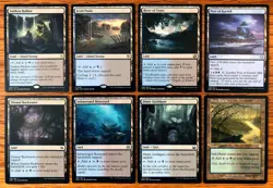 MTG DIMIR LANDS EDH 8-Pack: Sunken Hollow, River of Tears, Fetid Pools... - Image 1