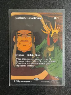Dockside Extortionist NM Borderless 0028 MTG TLE Avatar Unplayed - Image 1